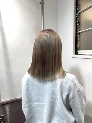 ミディアム カラー マンツーマン施術/ ダブルカラー/アリサのヘアスタイル