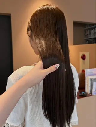 ロング 韓国レイヤー YOKE reinaのヘアスタイル