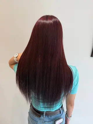 ロング カラー misaki🦄 lange hairのヘアスタイル