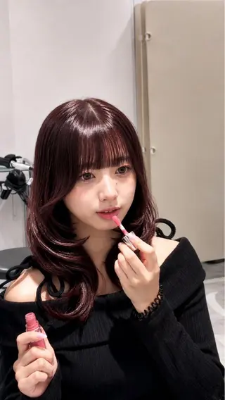 ミディアム カラー トレンド🇰🇷韓国 スタイル🤍りんのヘアスタイル