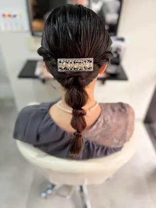 ヘアアレンジ ストレート/カラー 特化雪本☃️のヘアスタイル