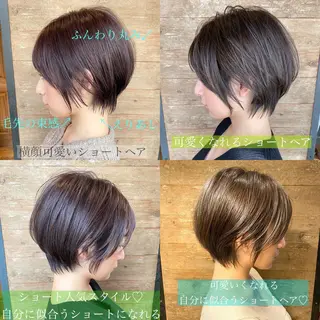 ショート カラー 中田 敏明のヘアスタイル