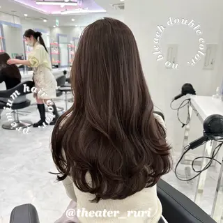 ロング カラー ふわっと抜け感🫧 ブラウンベージュ🤎のヘアスタイル