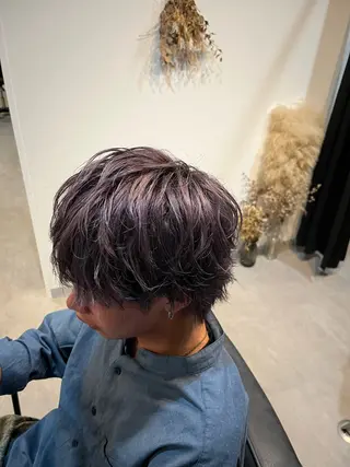 カラー メンズ 小島 悠樹のヘアスタイル