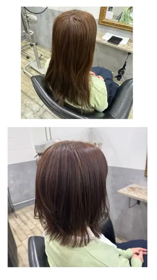 ミディアム ume 募集停止のヘアスタイル