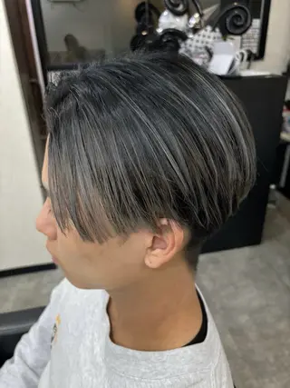 ショート カラー メンズ 💈メンズハイライト 南谷💈のヘアスタイル
