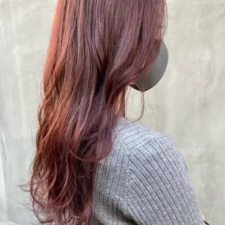 ロング カラー パーマ ヘアアレンジ メンズ キッズ ネイル マツエク・マツパ インナーカラー/ KANAのヘアスタイル