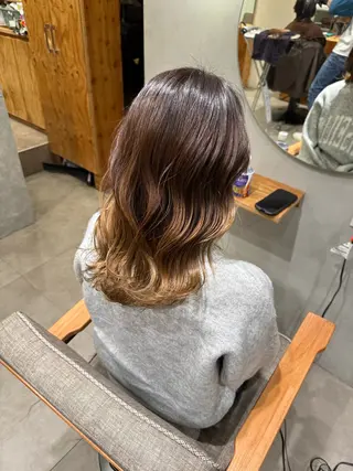セミロング 松平 拓巳のヘアスタイル