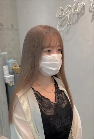 ロング カラー ヘアアレンジ 髪質改善ストレート sotaのヘアスタイル
