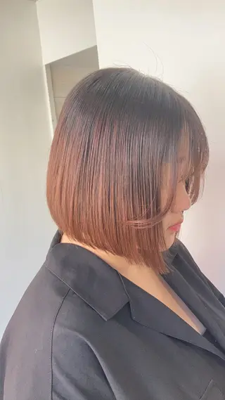 ミディアム カラー400種類以上 仁香𓂃 𓈒𓏸のヘアスタイル