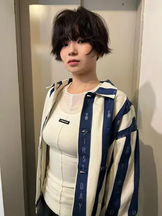 ショート カラー 瑠莉🪩 薬院/天神南/今泉のヘアスタイル