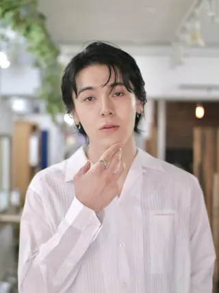 ミディアム メンズ 木村陸弥🌿似合わせ 再現性メンズヘアのヘアスタイル