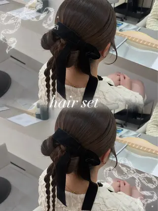 ロング カラー ヘアアレンジ メンズ 🩶透明感カラー 池袋/mei🩶のヘアスタイル