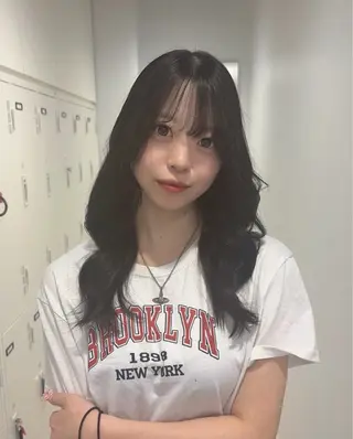 セミロング カラー 💗透明感カラー🫧 Ruka🎀のヘアスタイル