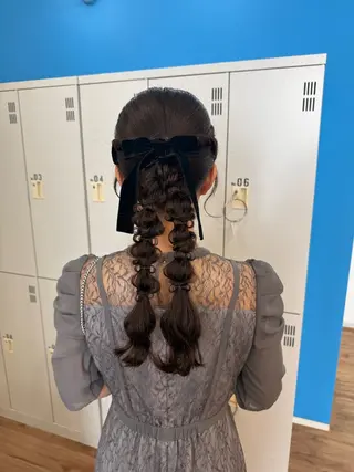 ロング ヘアアレンジ fenice natsumiのヘアスタイル