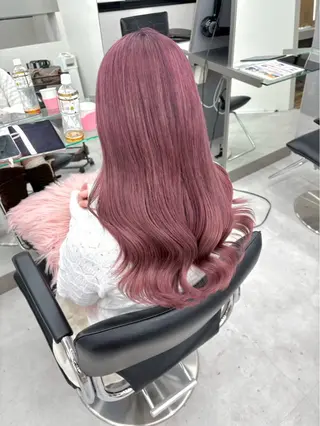 ミディアム 横浜 エクステ🎀 カラー/ルナのヘアスタイル