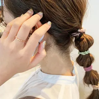 ヘアアレンジ RISAKO レイヤーカット🎀のヘアスタイル