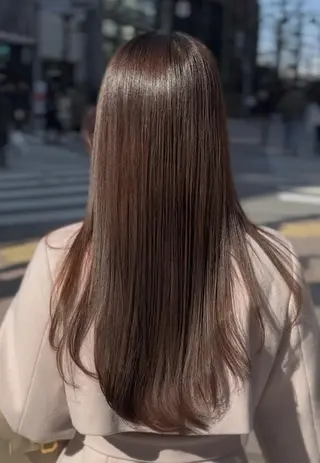 ロング モテ🤍トレンドヘア /新宿/ワカナのヘアスタイル