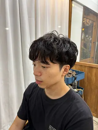 パーマ メンズ 中村 芽衣那のヘアスタイル