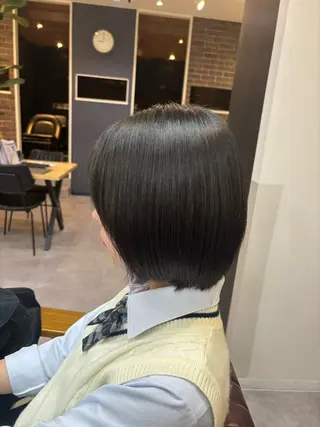 ショート ✨髪質改善カラー✨ ストレート☔脇田のヘアスタイル