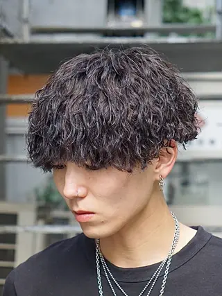 パーマ メンズ 🔱OVARL🔱 メンズパーマ/たいがのヘアスタイル