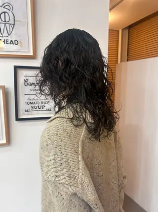 パーマ かがやしづ ⭐️ベージュのヘアスタイル