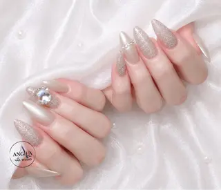 ネイル ANGILA ネイル¨̮S*Y*Kのネイルデザイン