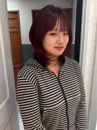 ミディアム カラー mai / linoah˚✧のヘアスタイル