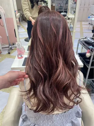ロング 永田 幸枝のヘアスタイル