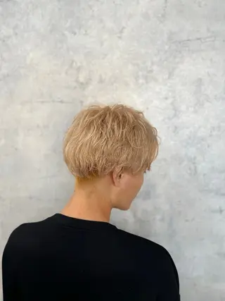 ショート カラー メンズ yuite 新河岸のヘアスタイル