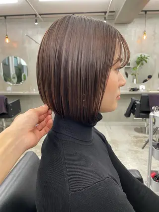 ショート カラー 👑ボブはお任せ ミヤノ👑のヘアスタイル