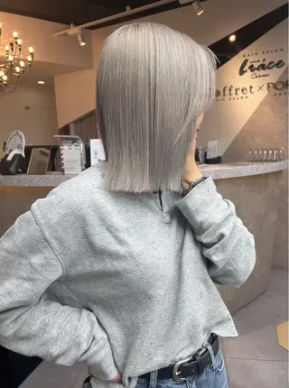 ミディアム 💎艶カラー+美髪 +髪質改善💎のヘアスタイル