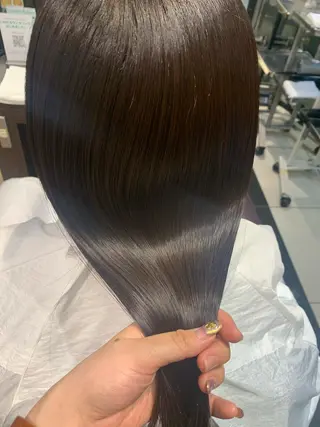 セミロング ヘアアレンジ なぽ ❤︎長さだし / 韓国nailのネイルデザイン