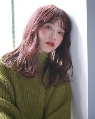 セミロング 🍊新宿南口🍊 ERINAのヘアスタイル