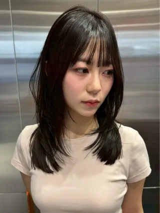 セミロング fifth原宿 宮部蓮のヘアスタイル