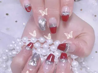 ネイル 🐳彩羽チップ 長さだし専門🐳のネイルデザイン