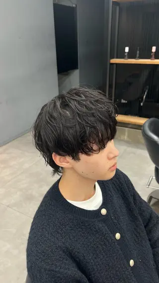 パーマ メンズ 【OVARL】メンズ パーマ/さかしょーのヘアスタイル