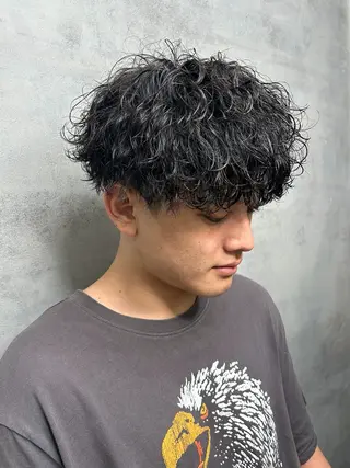 パーマ メンズ 静岡 / 毛流れ特化 /下居真大のヘアスタイル
