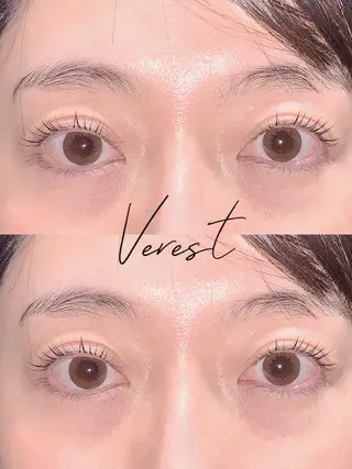 マツエク・マツパ トップアイリスト Verestのマツエク・マツパデザイン