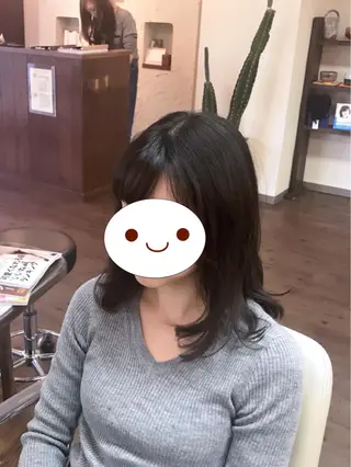 セミロング 中野 大士のヘアスタイル