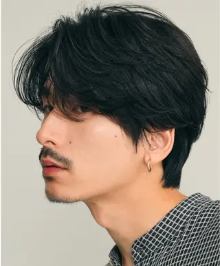 パーマ メンズ 遠藤 煌弥のヘアスタイル