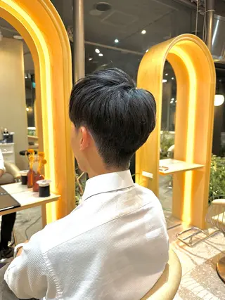 ショート メンズ 撮影モデル募集【くび れショートボブ】馨のヘアスタイル