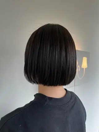 ミディアム おせ ちさとのヘアスタイル