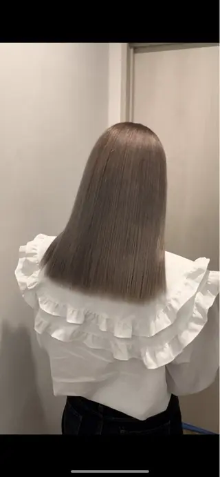ミディアム カラー ヘアアレンジ 宮内大輔 /髪質改善/艶カラーのヘアスタイル
