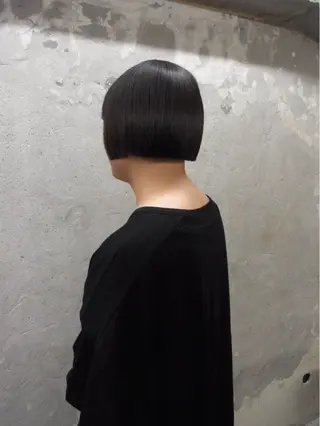 ショート メンズ 茉樹@pullnoc /新宿/ボブ/モードのヘアスタイル