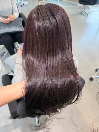 ロング カラー caho/大阪梅田 韓国ヘア♡のヘアスタイル