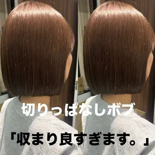ショート 💙レイヤー縮毛矯正 大宮/虎白💙のヘアスタイル