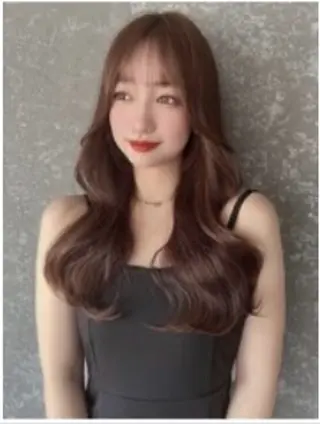 セミロング カラー 門脇 恵利佳のヘアスタイル