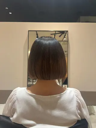 ショート 縮毛矯正/韓国風ヘア /ツバキのヘアスタイル
