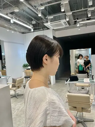 ショート 表参道レイヤーカット 髪質改善山岸季生のヘアスタイル